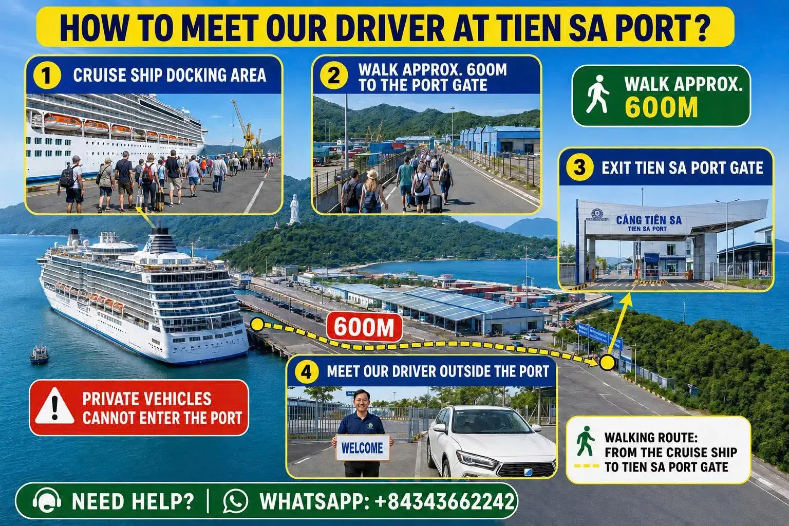 Pick-up Point At Tien Sa Port - Hoi An Locals